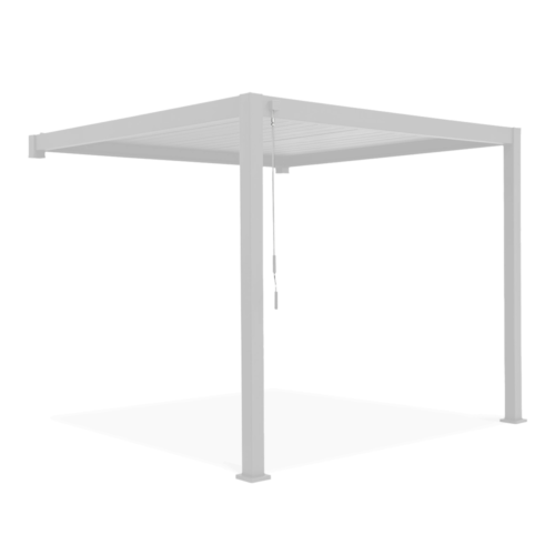 PREMIUM WALL 3x4 PERGOLA TARASOWA WHITE