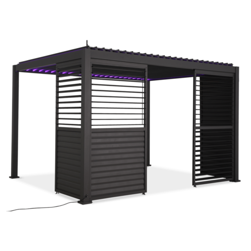 PREMIUM REGULOWANY PANEL ŻALUZJOWY 4.0M ANTHRACITE