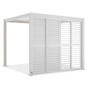 PREMIUM DRZWI PRZESUWNE ŻALUZJOWE 3.0M WHITE