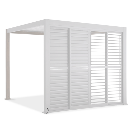 PREMIUM DRZWI PRZESUWNE ŻALUZJOWE 3.0M WHITE