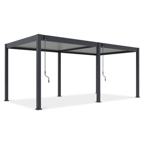 ELEGANCE 3x6 PERGOLA TARASOWA ANTHRACITE/LIGHT GREY