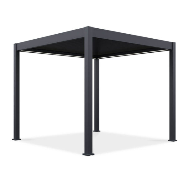 ELEGANCE AUTOMATIC+LED 3x3 PERGOLA TARASOWA ANTHRACITE