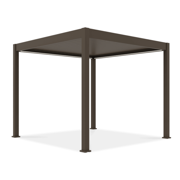 ELEGANCE AUTOMATIC+LED 3x3 PERGOLA TARASOWA TAUPE