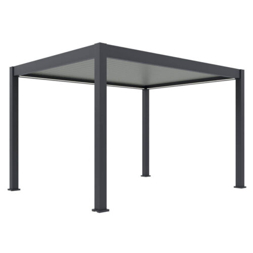 ELEGANCE AUTOMATIC+LED 3x4 PERGOLA TARASOWA ANTHRACITE/LIGHT GREY
