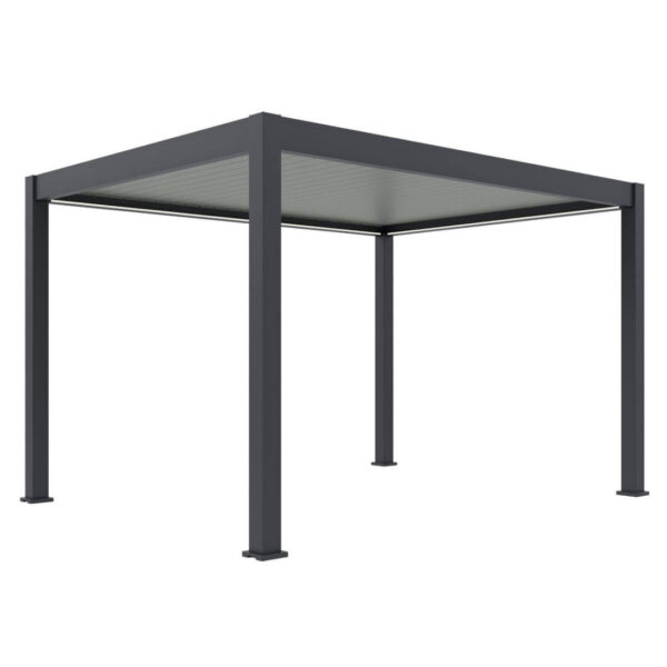 ELEGANCE AUTOMATIC+LED 3x4 PERGOLA TARASOWA ANTHRACITE/LIGHT GREY
