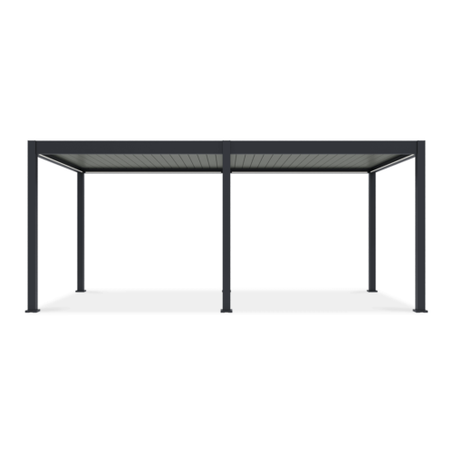 ELEGANCE AUTOMATIC+LED 3x6 PERGOLA TARASOWA ANTHRACITE/LIGHT GREY