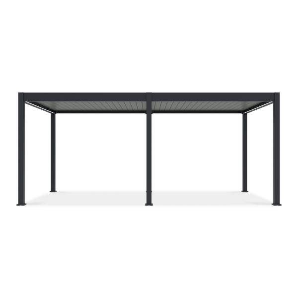 ELEGANCE AUTOMATIC+LED 3x6 PERGOLA TARASOWA ANTHRACITE/LIGHT GREY
