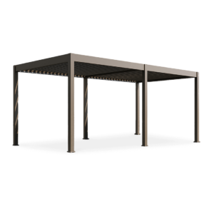 ELEGANCE AUTOMATIC+LED 3x6 PERGOLA TARASOWA TAUPE