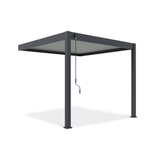 ELEGANCE WALL 3x3 PERGOLA TARASOWA ANTHRACITE/LIGHT GREY