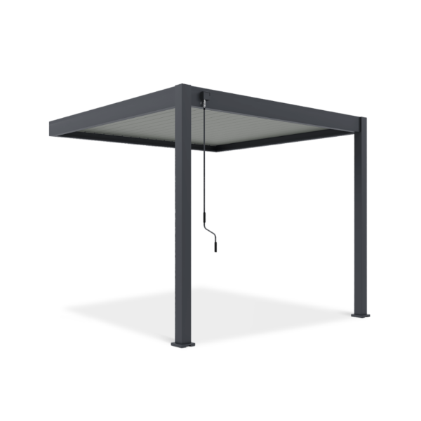 ELEGANCE WALL 3x3 PERGOLA TARASOWA ANTHRACITE/LIGHT GREY