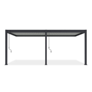 ELEGANCE WALL 3x6 PERGOLA TARASOWA ANTHRACITE/LIGHT GREY