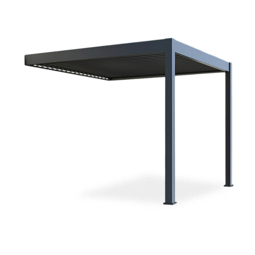 ELEGANCE WALL AUTOMATIC+LED 3x3 PERGOLA TARASOWA ANTHRACITE