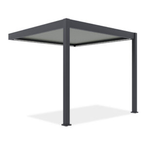 ELEGANCE WALL AUTOMATIC+LED 3x3 PERGOLA TARASOWA ANTHRACITE/LIGHT GREY
