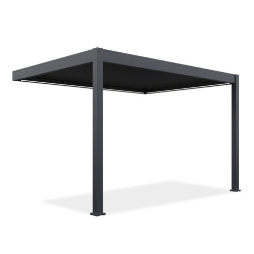 ELEGANCE WALL AUTOMATIC+LED 3x4 PERGOLA TARASOWA ANTHRACITE