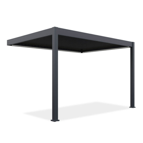 ELEGANCE WALL AUTOMATIC+LED 3x4 PERGOLA TARASOWA ANTHRACITE