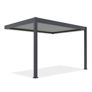 ELEGANCE WALL AUTOMATIC+LED 3x4 PERGOLA TARASOWA ANTHRACITE/LIGHT GREY