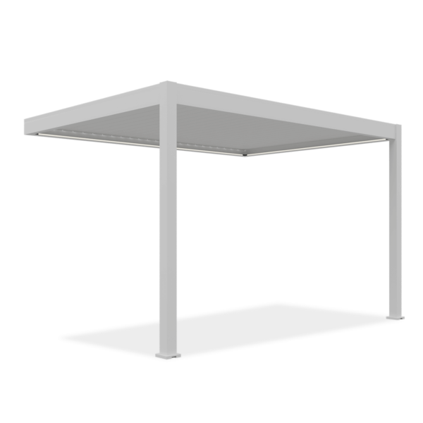 ELEGANCE WALL AUTOMATIC+LED 3x4 PERGOLA TARASOWA WHITE