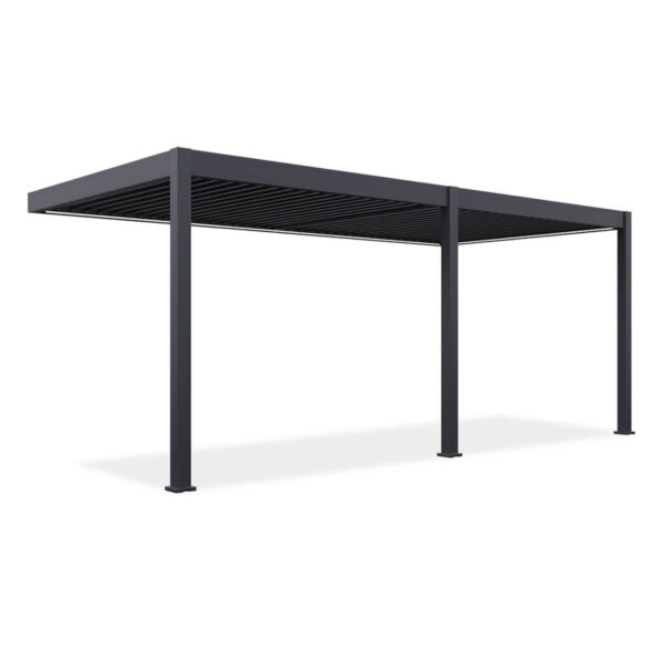 ELEGANCE WALL AUTOMATIC+LED 3x6 PERGOLA TARASOWA ANTHRACITE