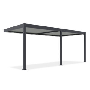 ELEGANCE WALL AUTOMATIC+LED 3x6 PERGOLA TARASOWA ANTHRACITE/LIGHT GREY