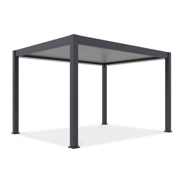 DELUXE PRO AUTOMATIC+LED 3x4 PERGOLA TARASOWA ANTHRACITE/LIGHT GREY