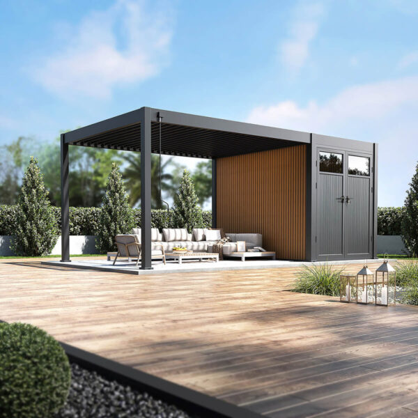 FUSION 3x4 + 2 PERGOLA TARASOWA ANTHRACITE