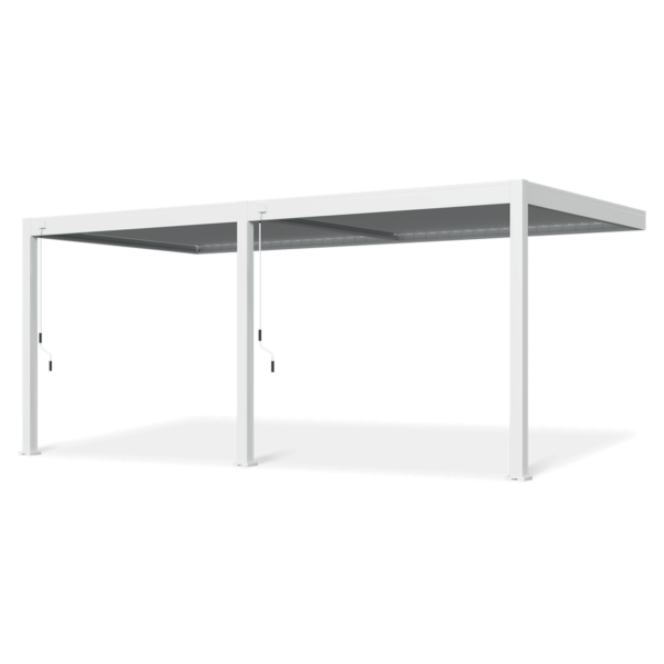 007496 ELEGANCE WALL 3x6 PERGOLA TARASOWA WHITE