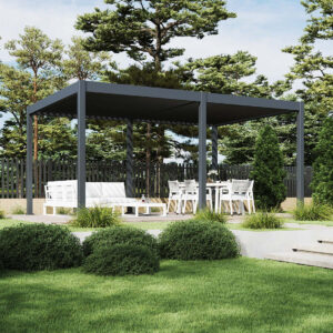 DELUXE AUTOMATIC+LED 3.6x5.3 PERGOLA TARASOWA ANTHRACITE