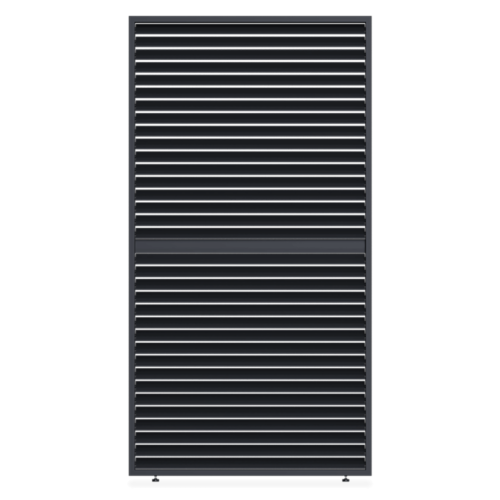 ELEGANCE/DELUXE/FUSION REGULOWANY PANEL ŻALUZJOWY POZIOMY 1.3M ANTHRACITE