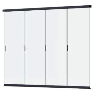 ELEGANCE/DELUXE/FUSION ŚCIANA PANELOWA SZKLANA 3.6M ANTHRACITE