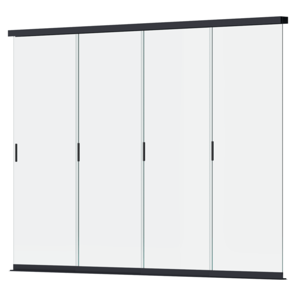 ELEGANCE/DELUXE/FUSION ŚCIANA PANELOWA SZKLANA 3.6M ANTHRACITE