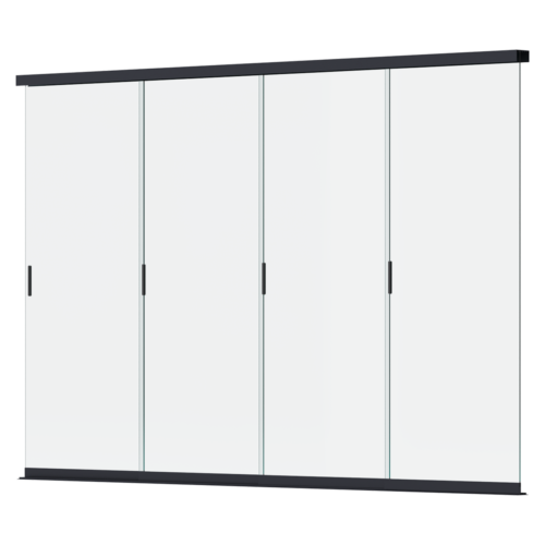 ELEGANCE/DELUXE/FUSION ŚCIANA PANELOWA SZKLANA 4.0M ANTHRACITE