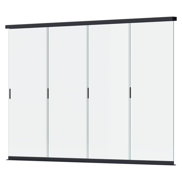 ELEGANCE/DELUXE/FUSION ŚCIANA PANELOWA SZKLANA 4.0M ANTHRACITE