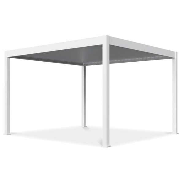 DELUXE AUTOMATIC+LED 3.6x4 PERGOLA TARASOWA WHITE