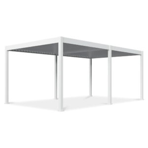 DELUXE AUTOMATIC+LED 3.6x6 PERGOLA TARASOWA WHITE