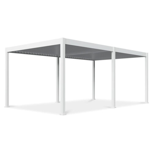 DELUXE AUTOMATIC+LED 3.6x6 PERGOLA TARASOWA WHITE