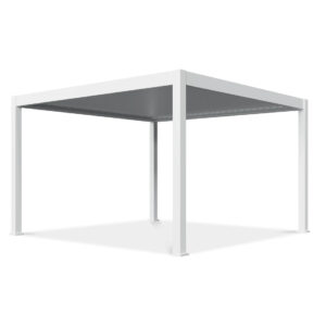 DELUXE PRO AUTOMATIC+LED 4x4 PERGOLA TARASOWA WHITE