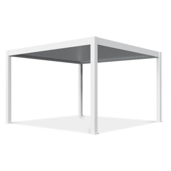 DELUXE PRO AUTOMATIC+LED 4x4 PERGOLA TARASOWA WHITE