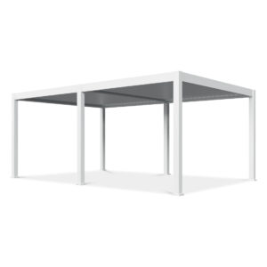 DELUXE PRO AUTOMATIC+LED 4x6 PERGOLA TARASOWA WHITE