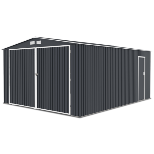 KINGSTON 380x480 GARAŻ METALOWY COLD GREY