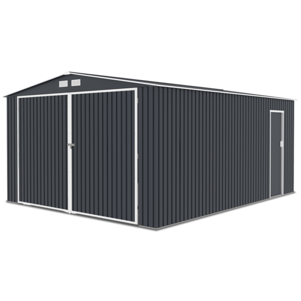 KINGSTON 380x480 GARAŻ METALOWY COLD GREY