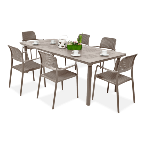 BORA/LIBECCIO 6+1 ZESTAW TORTORA