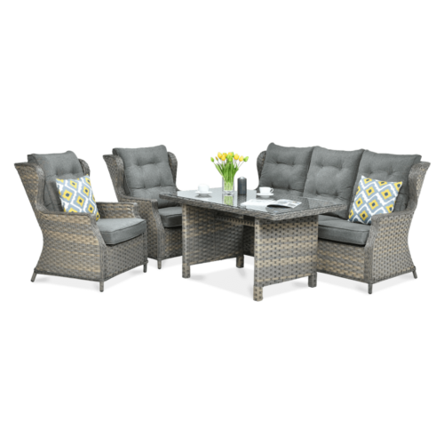 TRIVENTO III DINING ZESTAW MELANGE