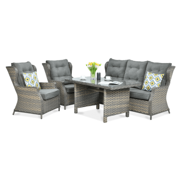 TRIVENTO III DINING ZESTAW MELANGE