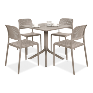 BORA BISTROT/CLIP 80 4+1 ZESTAW TORTORA