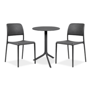 BORA BISTROT/STEP 2+1 ZESTAW ANTRACITE