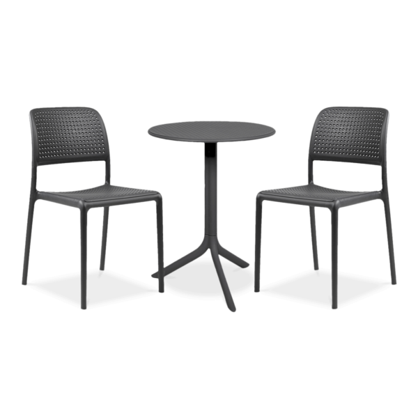 BORA BISTROT/STEP 2+1 ZESTAW ANTRACITE