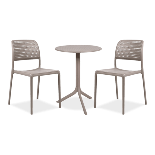 BORA BISTROT/STEP 2+1 ZESTAW TORTORA