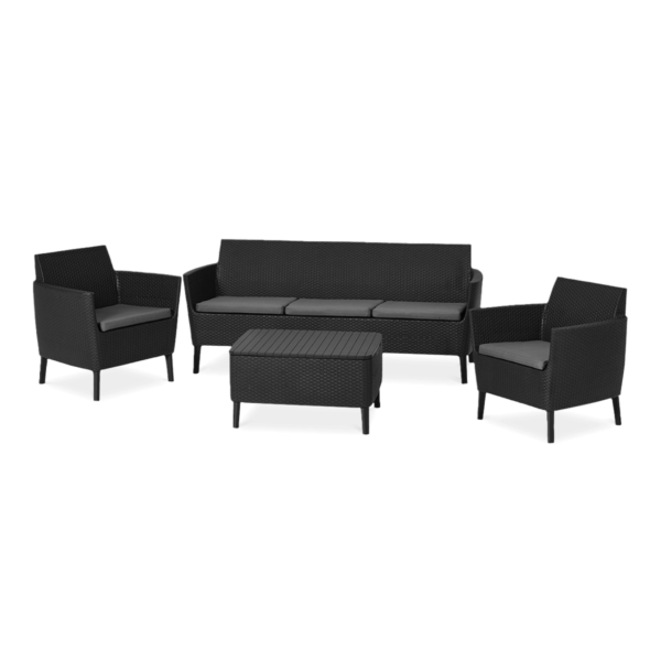 SALEMO 3 ZESTAW GRAPHITE