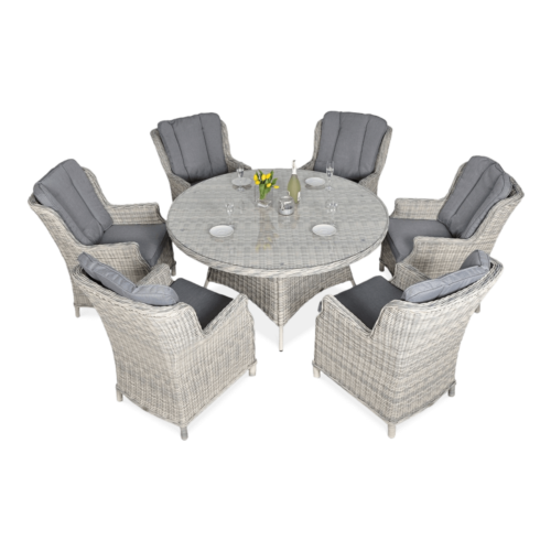 RAVENA 6+1 ZESTAW WHITE GREY