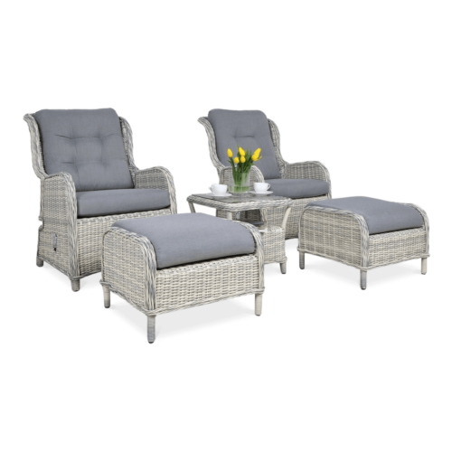 SIENNA DUO PREMIUM ZESTAW WHITE GREY